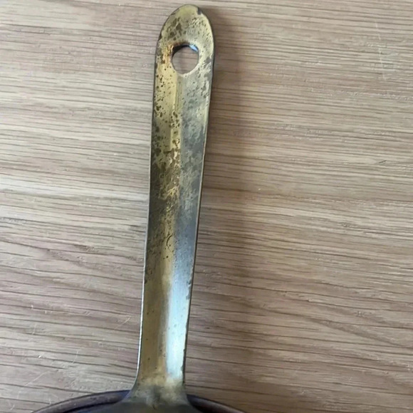 Vintage Small “Copper and Brass” Decor w/Flowers, Made in Korea - Picture 4 of 7